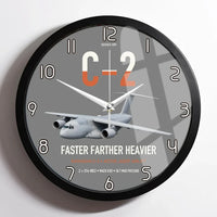 Thumbnail for Kawasaki C-2 design on gray framed wall clock