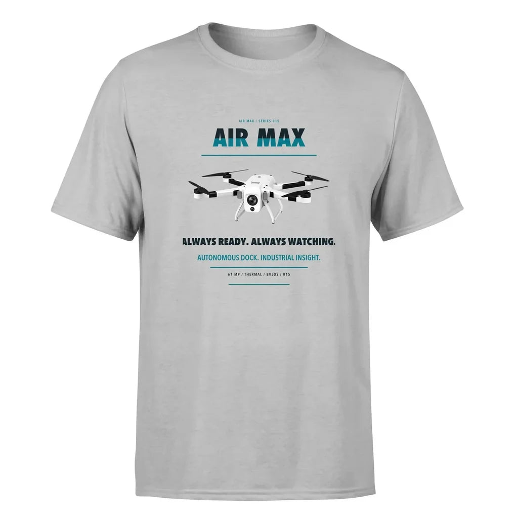 Percepto Air Max design on light gray single side