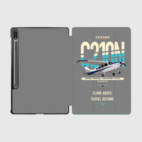 Thumbnail for Cessna T210N Centurion design on gray samsung tablet tablet case