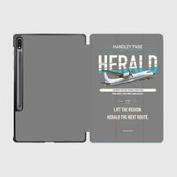 Thumbnail for Handley Page HPR.7 Dart Herald design on gray samsung tablet tablet case