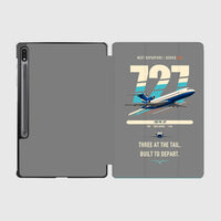 Thumbnail for Boeing 727-200 design on gray samsung tablet tablet case