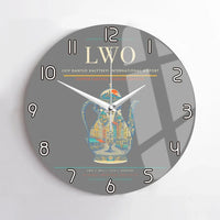 Thumbnail for Lviv Danylo Halytskyi International Airport LWO Wall-Clock No-Frame - Gray