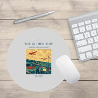 Thumbnail for VINTAGE G4249 - The Glider Tow - Designed Mouse Pads design on lightgray round