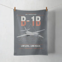 Thumbnail for B-1B Lancer design on gray towel