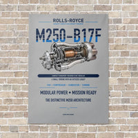 Thumbnail for M250-B17F vertical canvas print - no frame - light gray background