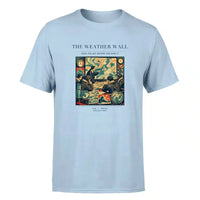 Thumbnail for VINTAGE G4141 - The Weather Wall - Premium T-Shirt design on lightblue premium t shirt