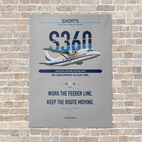 Thumbnail for Shorts 360-300 vertical canvas print - no frame - light gray background