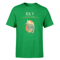Thumbnail for Reykjavík Airport (RKV) T-Shirt single-side front print in Green | reykjavík-airport-rkv-double-side-t-shirt