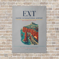 Thumbnail for Exeter International Airport EXT vertical canvas print - no frame - light gray background