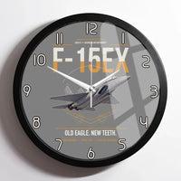 Thumbnail for F-15EX Eagle II design on gray framed wall clock