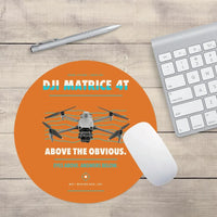 Thumbnail for DJI Matrice 4T design on orange round mouse pad