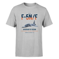 Thumbnail for F-5N F Adversary design on light gray double-side t-shirt, single-side print