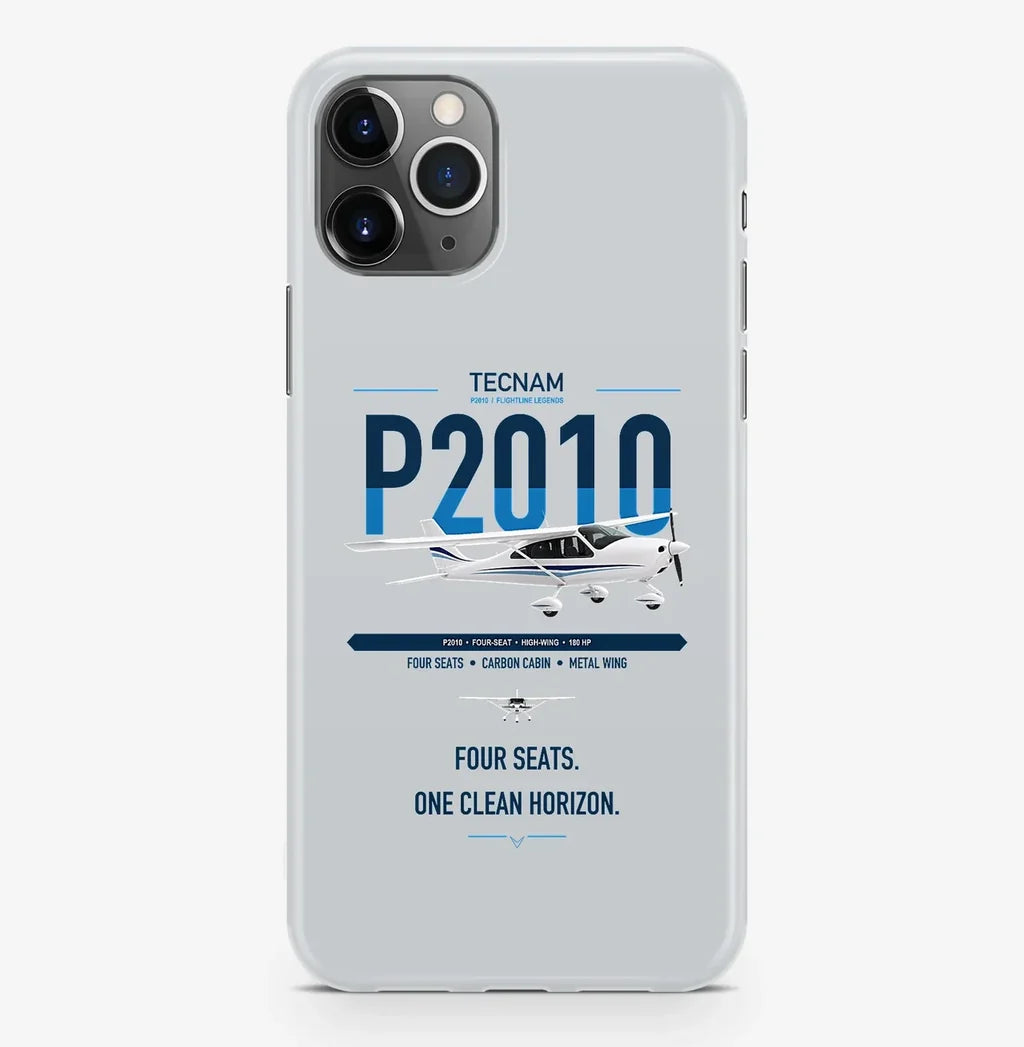 Tecnam P2010 design on light gray magsafe iphone case, for iPhone Pro Max