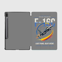 Thumbnail for F-16C Fighting Falcon design on gray samsung tablet tablet case