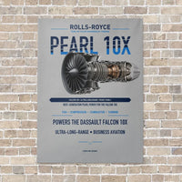 Thumbnail for PEARL 10X vertical canvas print - no frame - light gray background