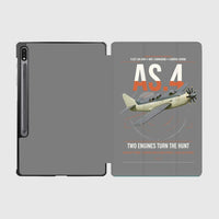 Thumbnail for Fairey Gannet AS.4 design on gray samsung tablet tablet case