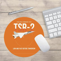Thumbnail for BAC TSR-2 design on orange round mouse pad