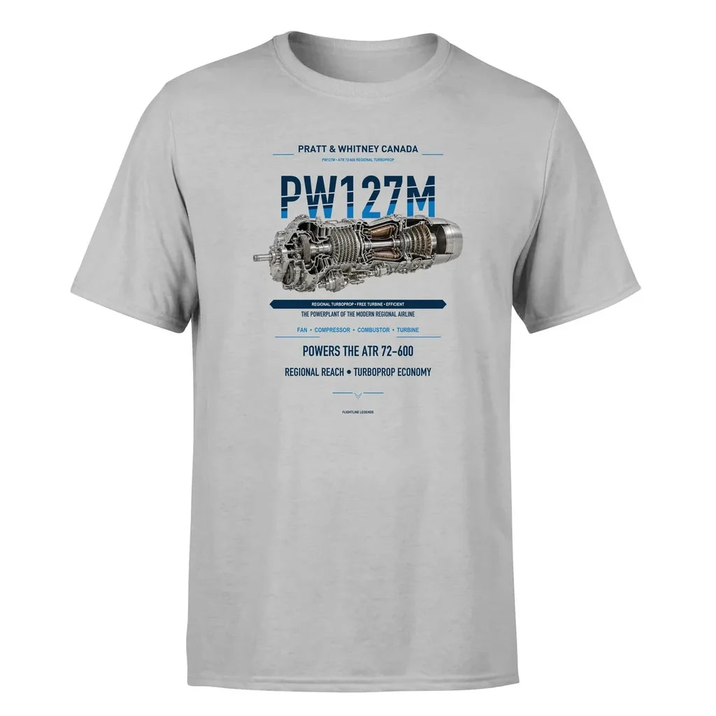 PW127M design on light gray single side