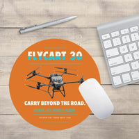 Thumbnail for DJI FlyCart 30 design on orange round mouse pad