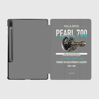 Thumbnail for PEARL 700 design on gray samsung tablet tablet case
