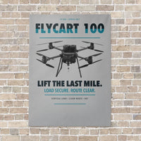 Thumbnail for DJI FlyCart 100 vertical canvas print - no frame - light gray background
