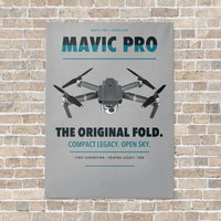 Thumbnail for DJI Mavic Pro vertical canvas print - no frame - light gray background