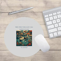 Thumbnail for VINTAGE G4275 - The Stilt Village Call - Designed Mouse Pads design on lightgray round