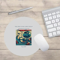 Thumbnail for VINTAGE G4462 - The Simulator's First Sweat - Designed Mouse Pads design on lightgray round