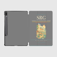 Thumbnail for Achmad Yani International Airport (SRG) design on gray samsung tablet tablet case
