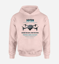 Thumbnail for ACSL SOTEN design on pink hoodie single side