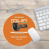 Thumbnail for CF34-8C5 design on orange round mouse pad