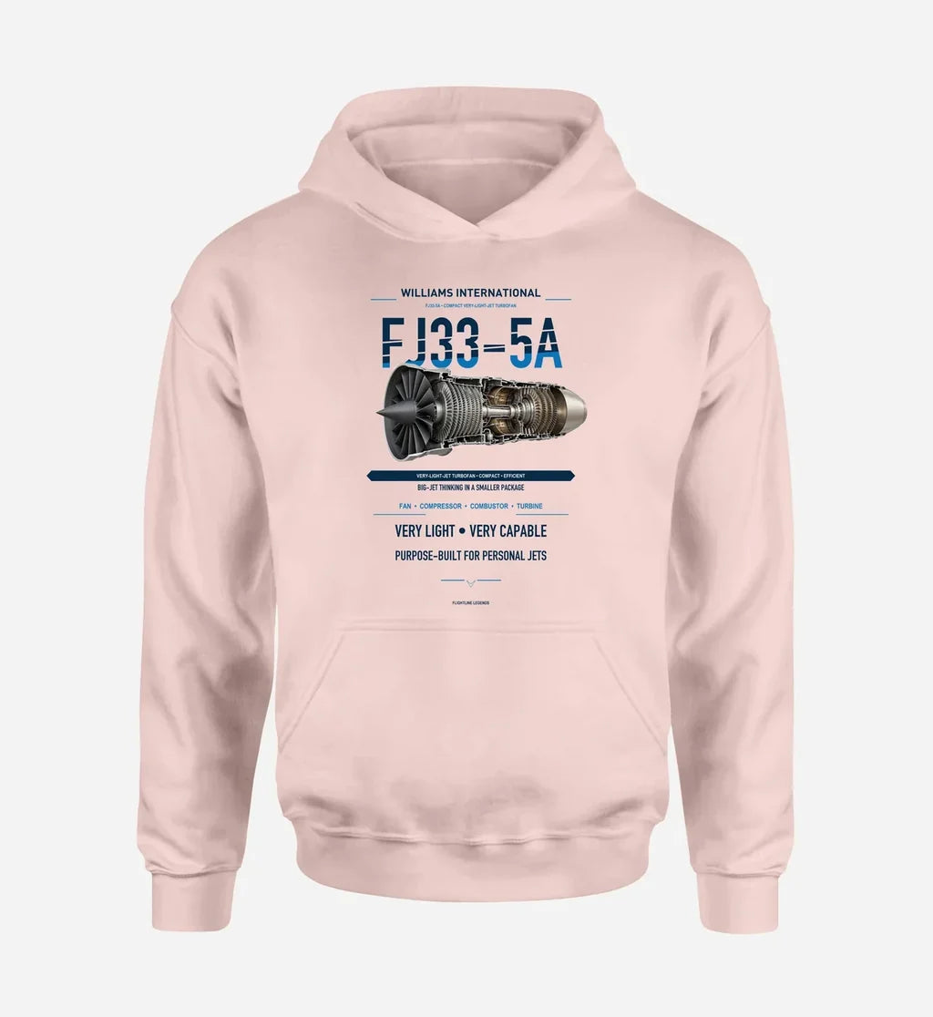 FJ33-5A design on pink hoodie single side