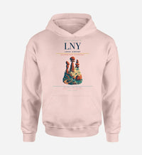 Thumbnail for Lanai Airport (LNY) design on pink hoodie single-side print