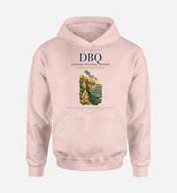 Thumbnail for Dubuque Regional Airport (DBQ) design on pink hoodie single-side print