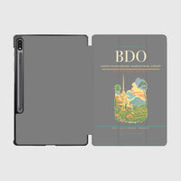 Thumbnail for Husein Sastranegara International Airport (BDO) design on gray samsung tablet tablet case