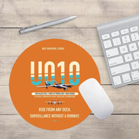 Thumbnail for Airbus U010 Aliaca VTOL design on orange round mouse pad