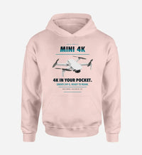Thumbnail for DJI Mini 4K design on pink hoodie single side