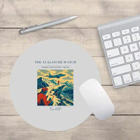 Thumbnail for VINTAGE G4344 - The Avalanche Watch - Designed Mouse Pads design on lightgray round