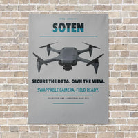 Thumbnail for ACSL SOTEN vertical canvas print - no frame - light gray background