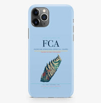 Thumbnail for Kalispell Airport (FCA) design on light blue iPhone 16 Pro MagSafe case