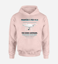 Thumbnail for DJI Phantom 4 Pro V2.0 design on pink hoodie single side