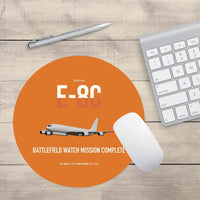 Thumbnail for E-8C Joint STARS design on orange round mouse pad