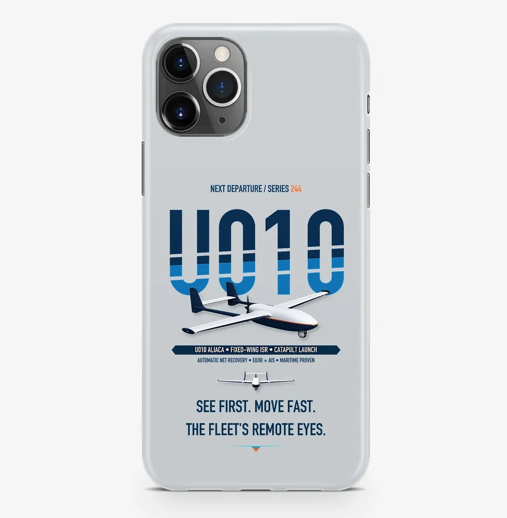 Airbus U010 Aliaca Fixed-wing Case ProMax design on light gray iphone case promax