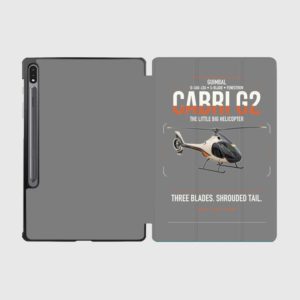 Guimbal Cabri G2 design on gray samsung tablet tablet case