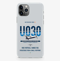 Thumbnail for Airbus U030 Flexrotor Case ProMax design on light gray iphone case promax