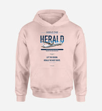 Thumbnail for Handley Page HPR.7 Dart Herald design on pink hoodie single side