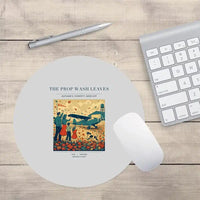 Thumbnail for VINTAGE G4450 - The Prop Wash Leaves - Designed Mouse Pads design on lightgray round