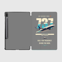 Thumbnail for Boeing 737-800 NG design on gray samsung tablet tablet case