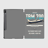 Thumbnail for Socata TBM 700 design on gray samsung tablet tablet case