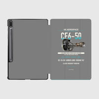 Thumbnail for CF6-50 design on gray samsung tablet tablet case